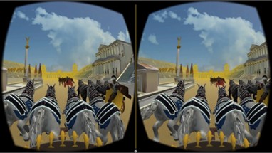 Rome Circus Maximus: Chariot Race. Cardboard VR Image