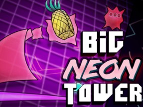 Big NEON Tower VS Tiny Square Image