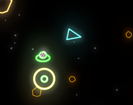 Neon Asteroids Image