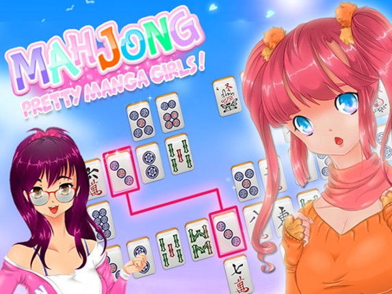 Mahjong Pretty Manga Girls Game Cover