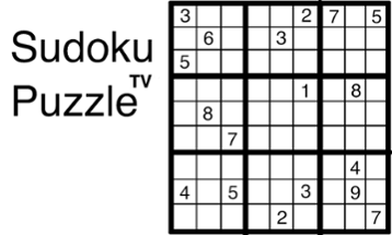 Sudoku Puzzle TV Image