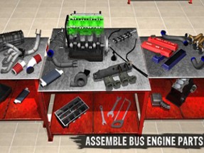 Big Bus Mechanic Simulator: Repair Engine Overhaul Image