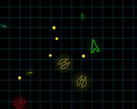 Neon Space Fighter - shooting asteroids and spaceships Image