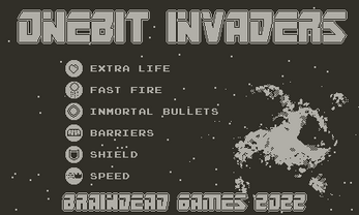 OneBit Invaders (Playdate) Image