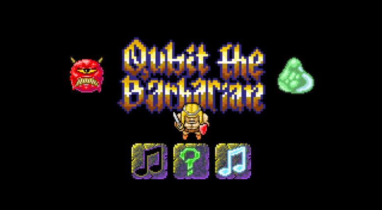 Qubit the Barbarian Game Cover