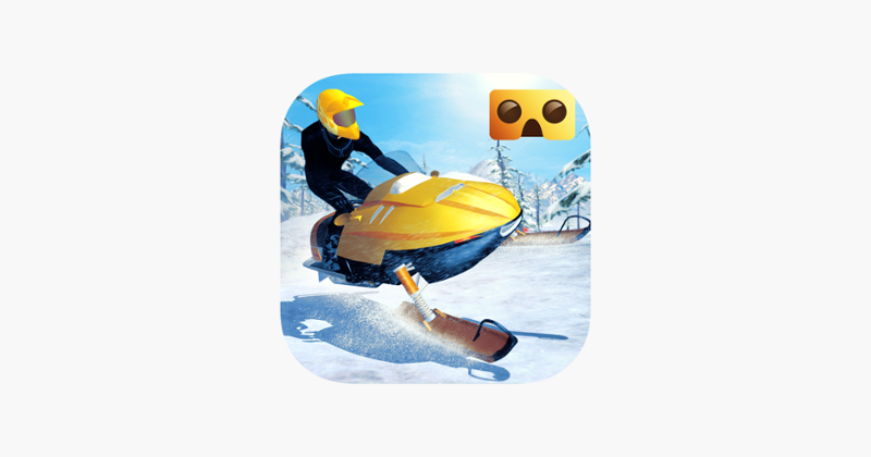Snowmobile Simulator : VR Game for Google Cardboard Game Cover