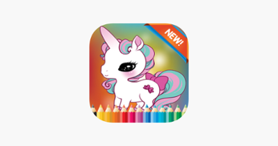 My Unicorn Coloring Book for children age 1-10: Games free for Learn to use finger to drawing or coloring with each coloring pages Image