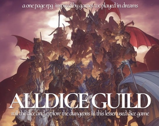 Alldice Guild: One Page RPG Game Cover