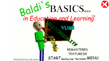 Baldi's Basics REMASTERED TEXTURES! Image