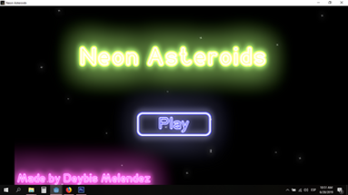 Neon Asteroids Image