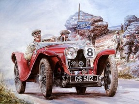 Painting Vintage Cars Jigsaw Puzzle 2 Image