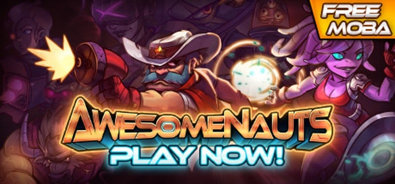 Awesomenauts - the 2D moba Game Cover
