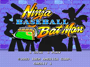 Ninja Baseball Bat Man Image