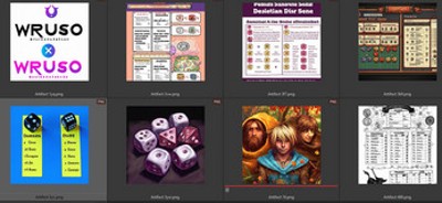 Alldice Guild: One Page RPG Image