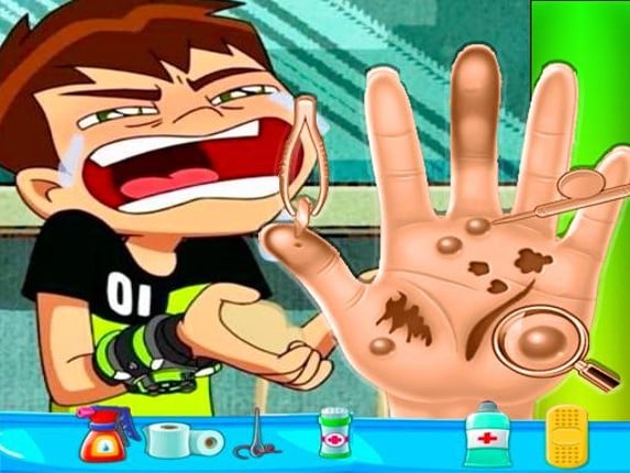Ben10 Hand Doctor - Free Online Game Game Cover
