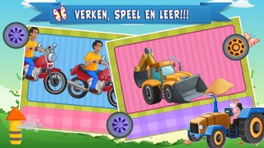 Dutch Trucks World Learn to Count in Dutch Language for Kids Image