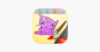 Kitty and Cat Coloring Book Game : Basic Start Image