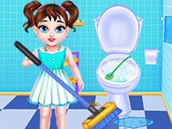 Baby Taylor House Cleaning Game Cover