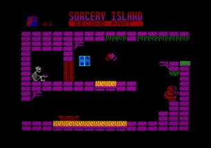 SORCERY ISLAND - ZX Spectrum 48k Image