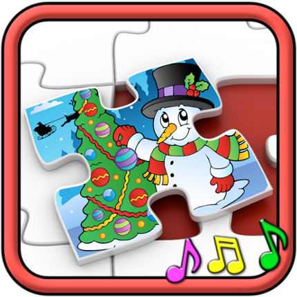Kids Christmas Jigsaw Puzzle Shapes - educational game for preschool children 3+ Game Cover