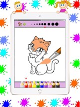 Kitty and Cat Coloring Book Game : Basic Start Image