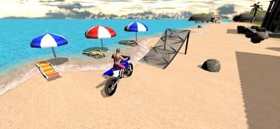 Beach Moto Bike Stunts Image