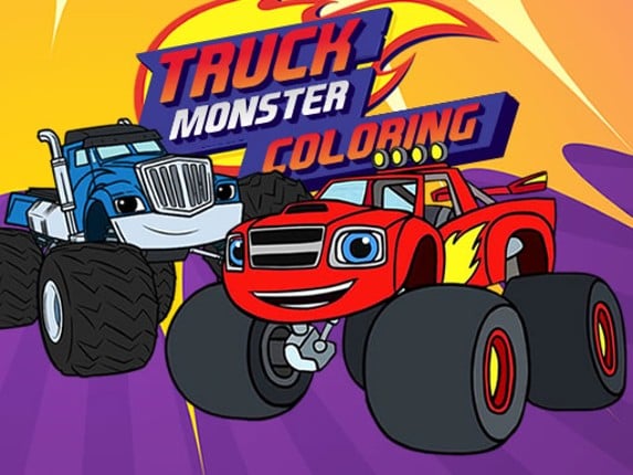 Blaze Monster Truck Coloring Book Game Cover
