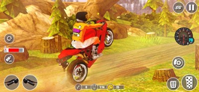 Offroad Stunt Bike rider Image