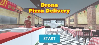 Drone Pizza Delivery 3D Image