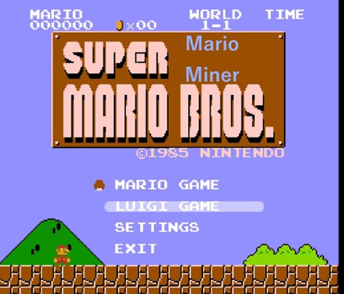Mario miner Game Cover