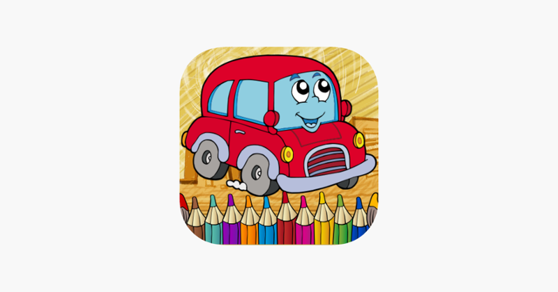 Vehicles Coloring Page Free-Fun Painting Good Kids Game Cover