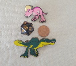 Enamel Pin: Pachycephalosaurus Image