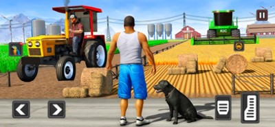 Tractor Farming Crop Harvester Image