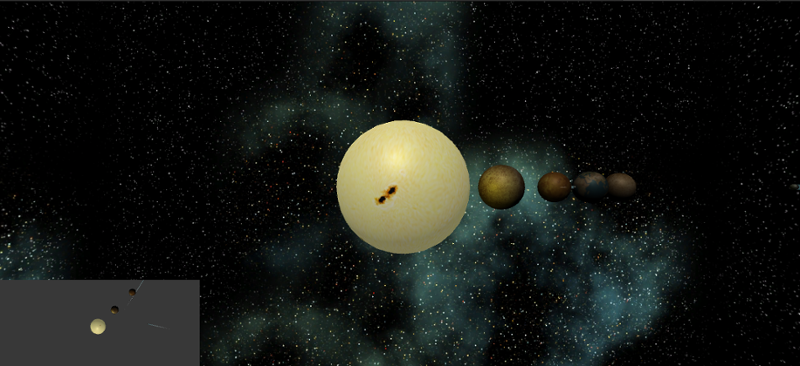 3d solar system Game Cover