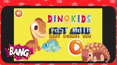 Dinosaur math learning games for kids in 1st grade Image