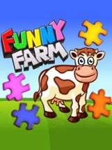 Funny Farm Animal Jigsaw Puzzle Game for Kids and Toddlers Image