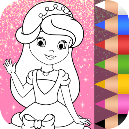 Princess Coloring & Dress Up Game Cover