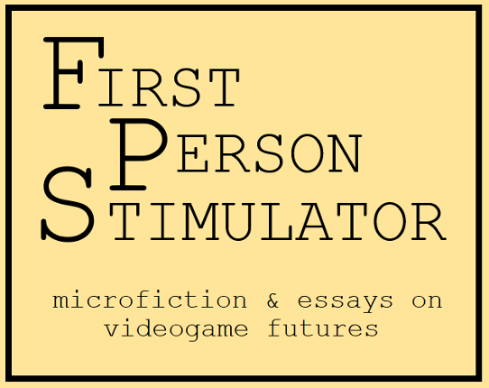 First Person Stimulator Game Cover