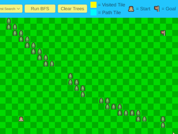 Interactive Pathfinding Simulator Game Cover