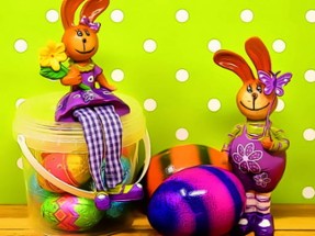 Easter Bunnies Puzzle Image