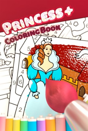Pretty Princess Coloring Book Game Cover