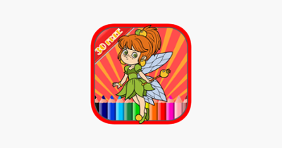 Princessfairy and Mermaid Coloring Marker For Girl Image
