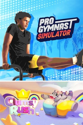Pro Gymnast Simulator + Clumsy Rush Game Cover