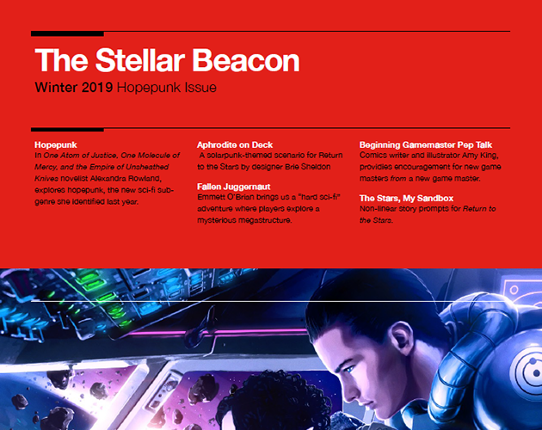 The Stellar Beacon: Hopepunk Game Cover