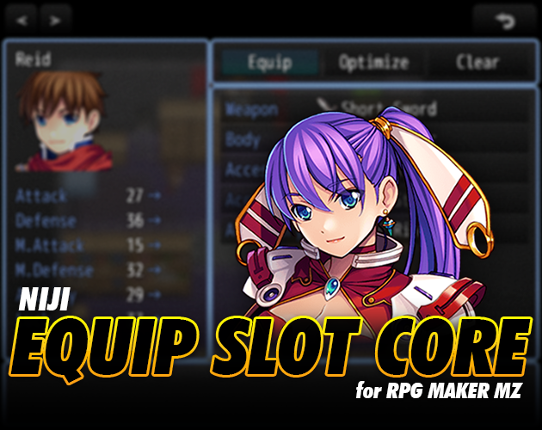 Equip Slot Core for RPG Maker MZ Game Cover