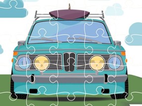 Retro Cars Jigsaw Image