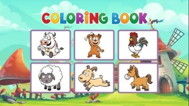 Farm Coloring Book - Animals Painting Game for Kid Image