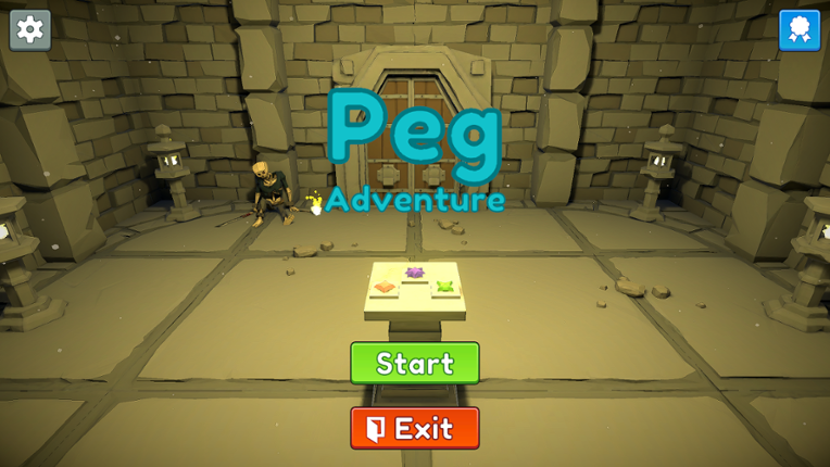 Peg Adventure - Solo Noble Game Cover