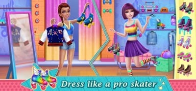 Roller Skating Girls Image