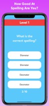 Spelling Test Quiz - Word Game Image
